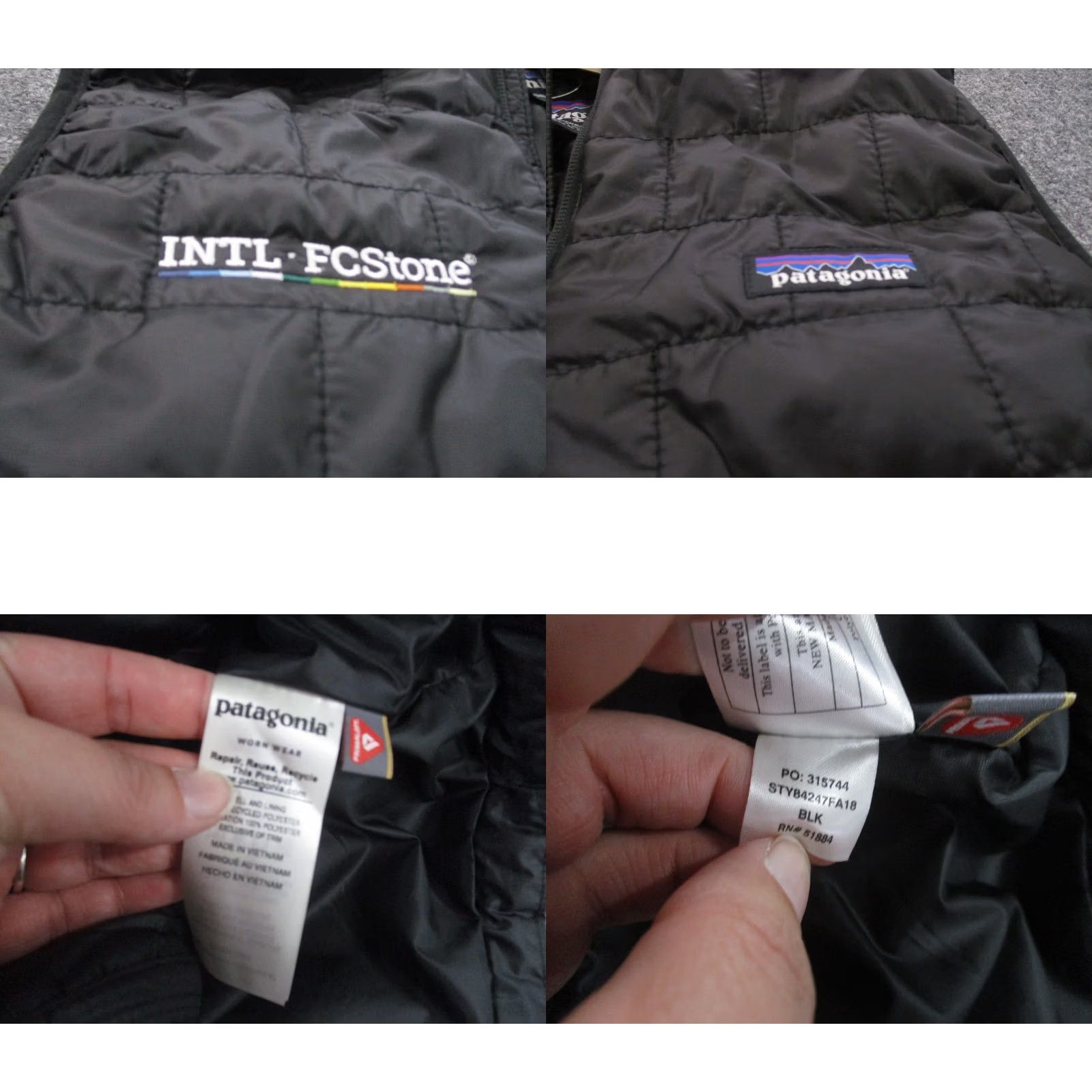 Patagonia Patagonia Vest Jacket Womens M Black Nano Puff Quilted Lightweight 84247 Size M / US 6-8 / IT 42-44 - 8 Thumbnail
