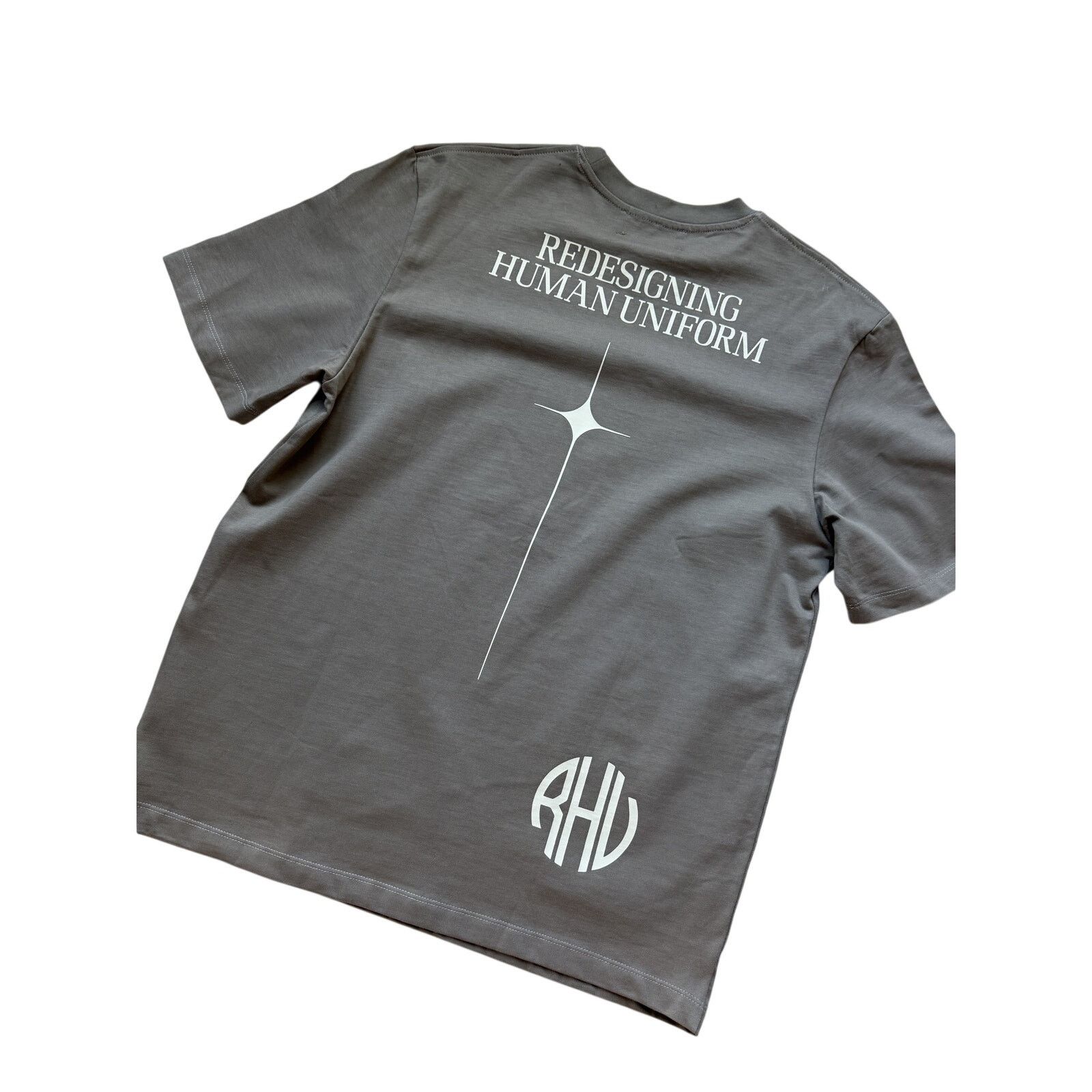 Rhude × Zara Zara x Rhuigi Beige Human Uniform RHU Redesigning T-Shirt Size US M / EU 48-50 / 2 - 2 Thumbnail