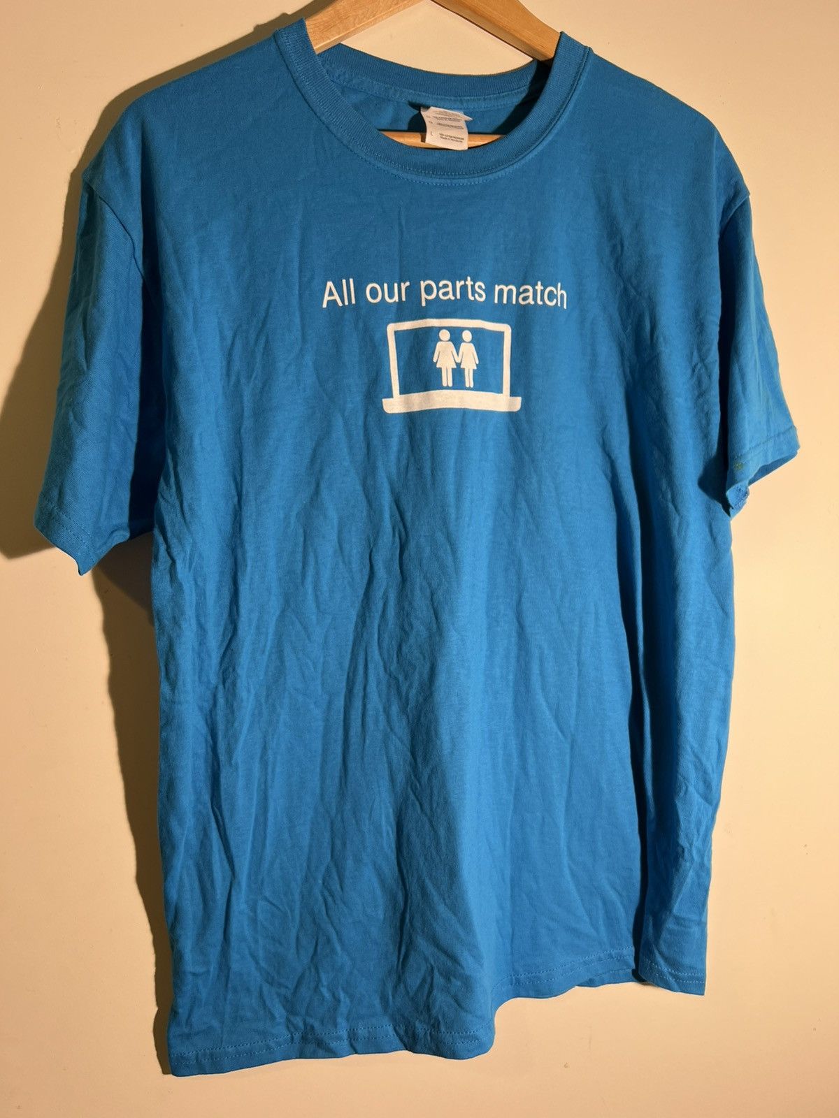 Vintage Y2K 2000’s VTG Vintage All Our Parts Match Two Women Shirt Size US L / EU 52-54 / 3 - 1 Thumbnail