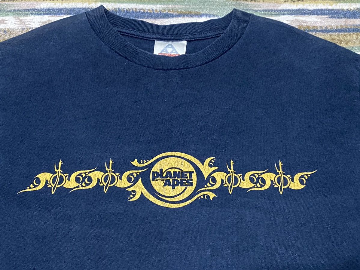 Vintage Vintage 90's PLANET OF THE APES T-Shirt Size US M / EU 48-50 / 2 - 3 Thumbnail