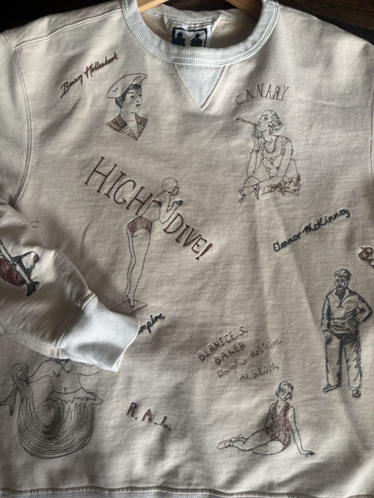 Samuel Zelig High Dive Crewneck Sweatshirt Size US XL / EU 56 / 4 - 2 Thumbnail