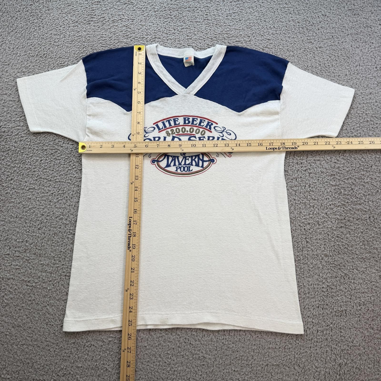 Other Vintage 80s Lite Beer World Series Of Tavern Pool T Shirt Size US L / EU 52-54 / 3 - 3 Thumbnail