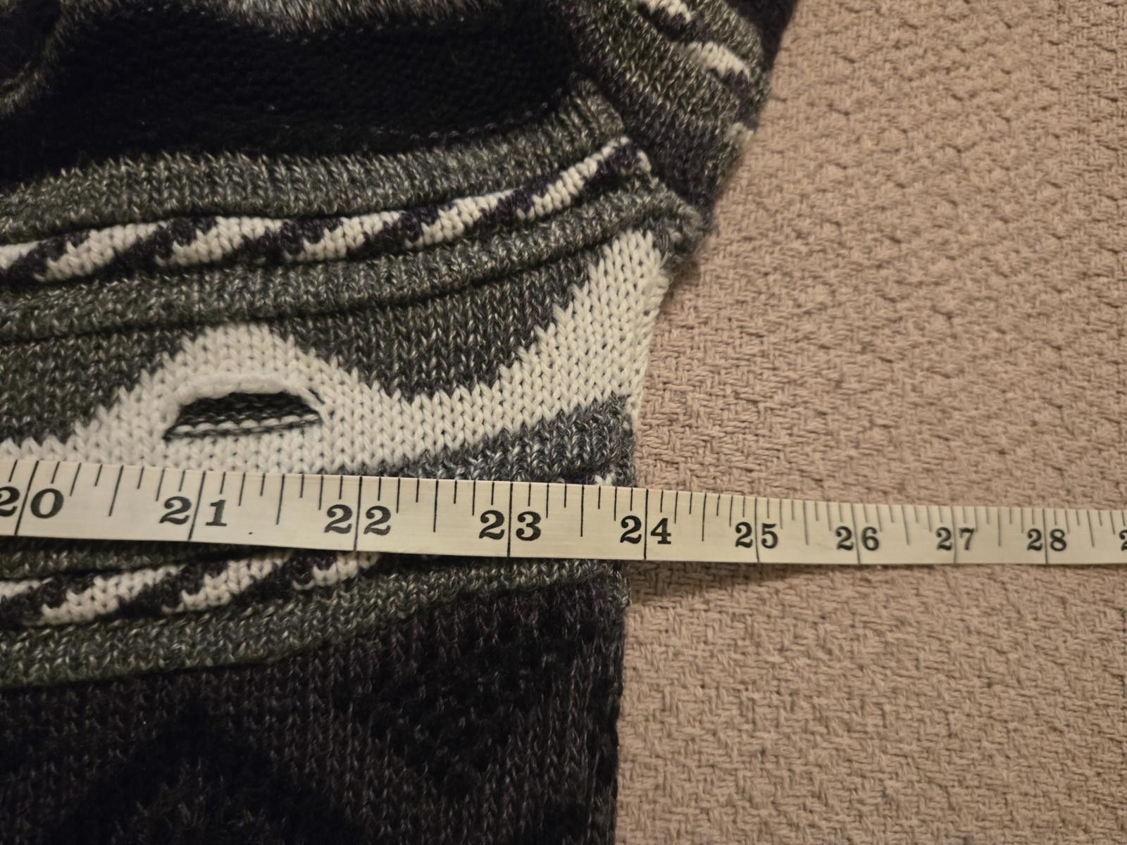 Other Megalos XLT Vintage Pattern Knit Sweater Size US XL / EU 56 / 4 - 6 Thumbnail