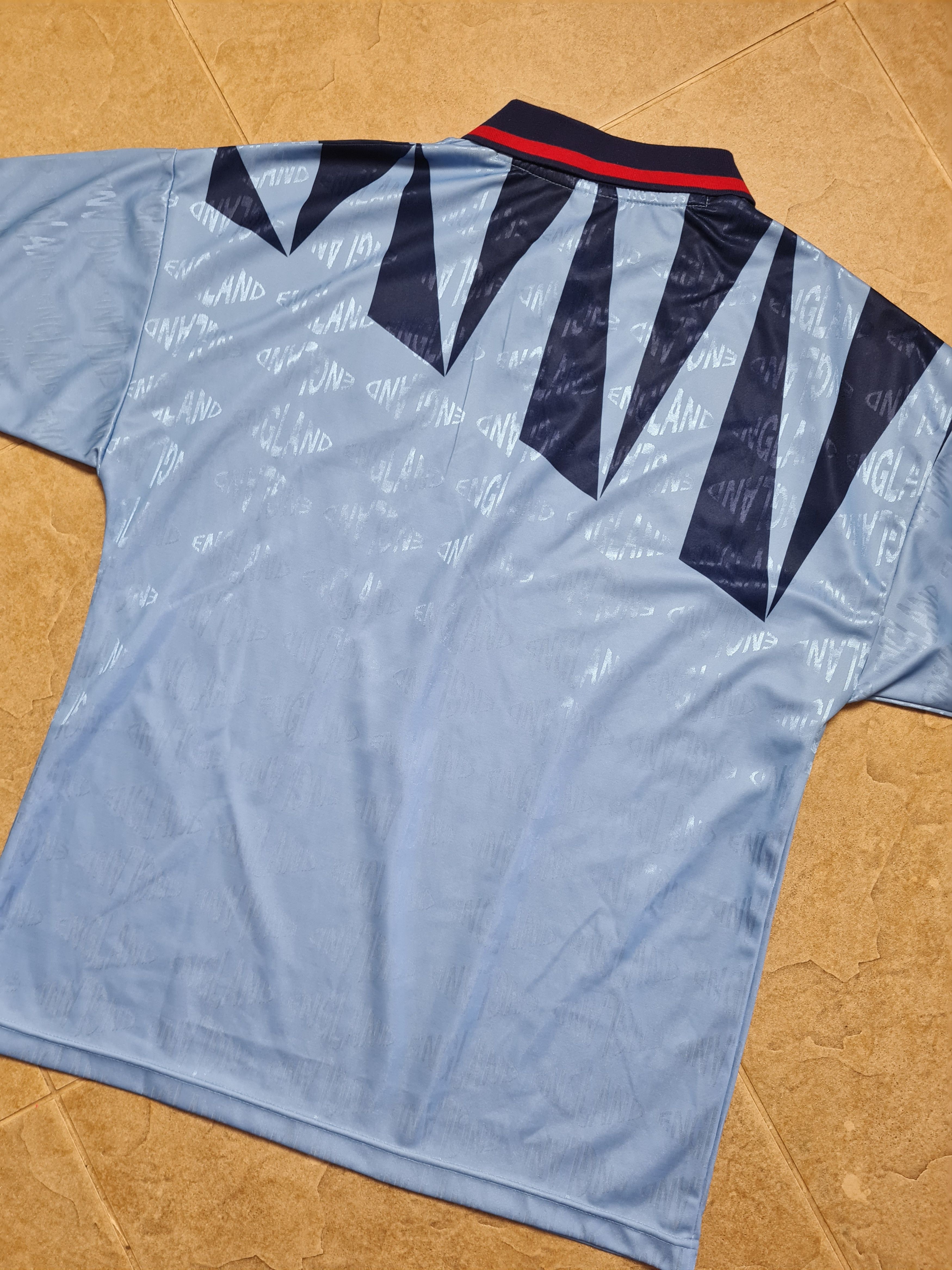 Other England Football Shirt Score Draw 3rd Away FA Retro 1990 Size US XL / EU 56 / 4 - 10 Thumbnail