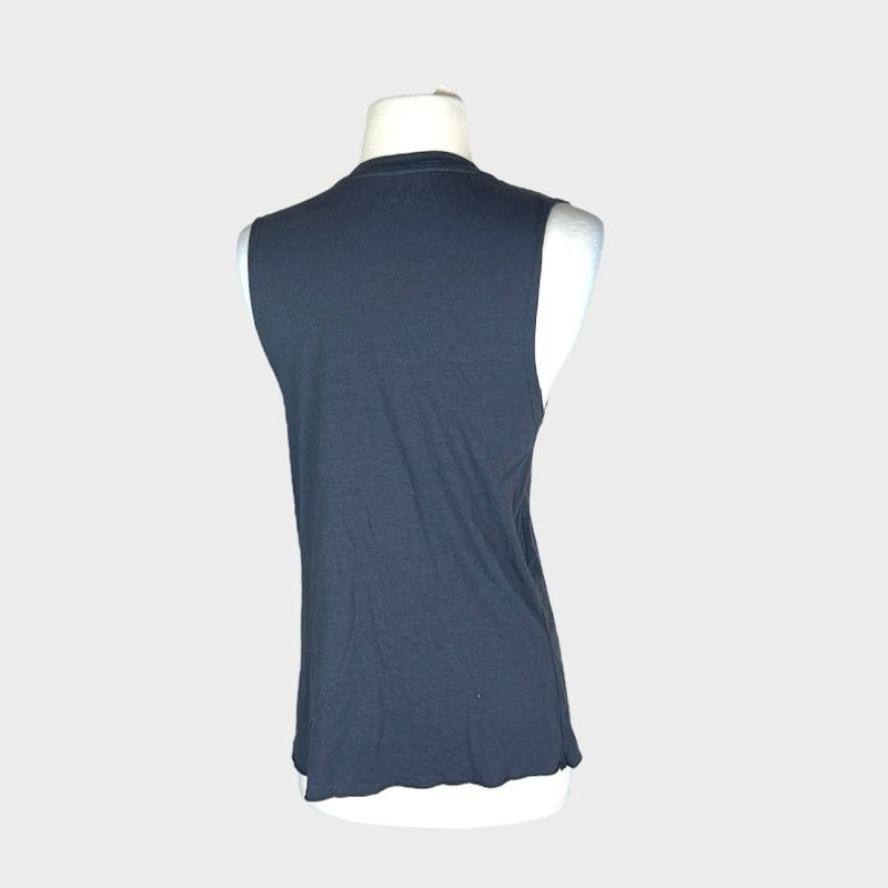 Vintage Netflix Stranger Things Embroidered Tank Top Charcoal Grey Size M / US 6-8 / IT 42-44 - 9 Thumbnail