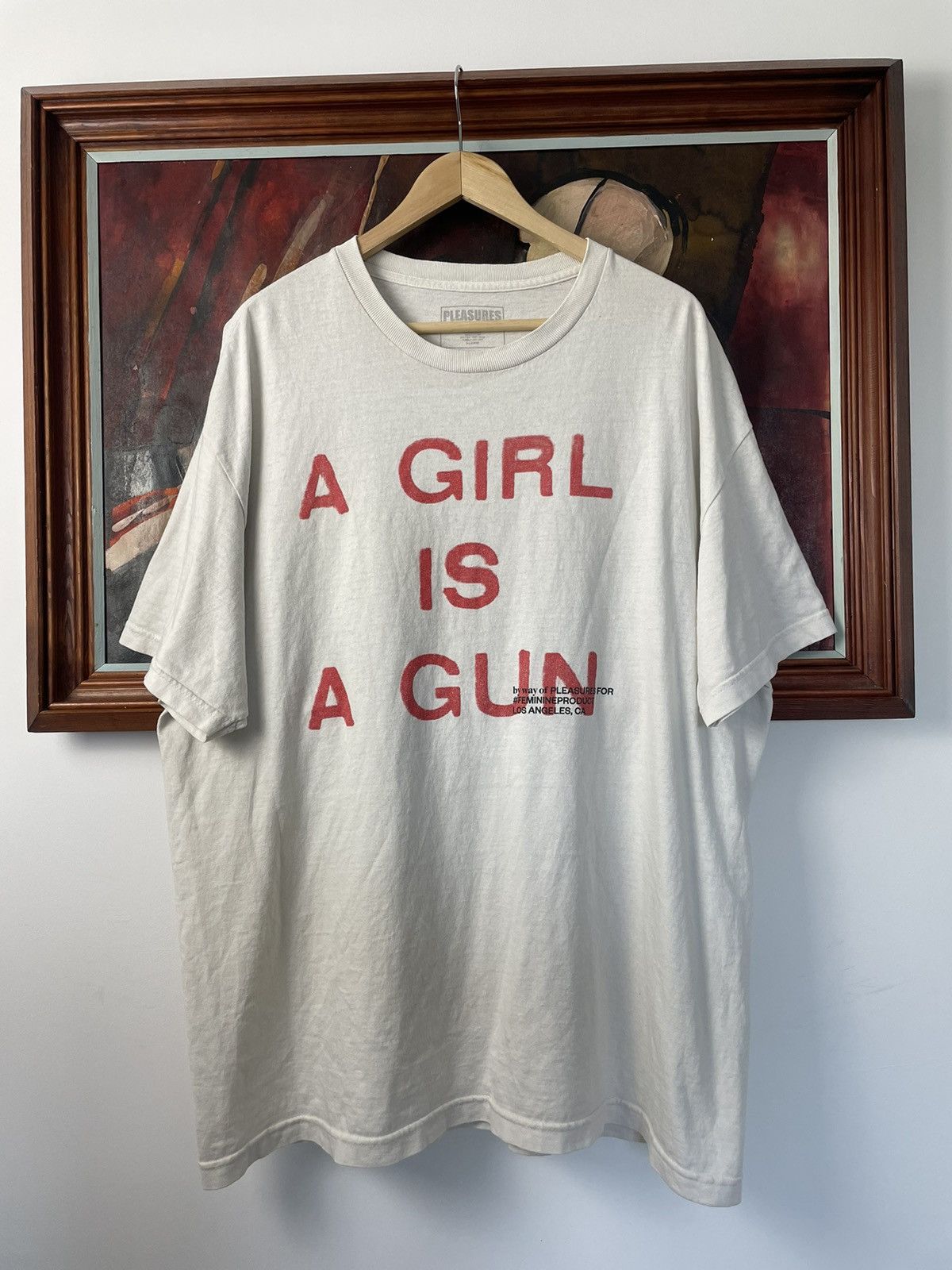 Pleasures A Girl Is A Gun Tee | Grailed