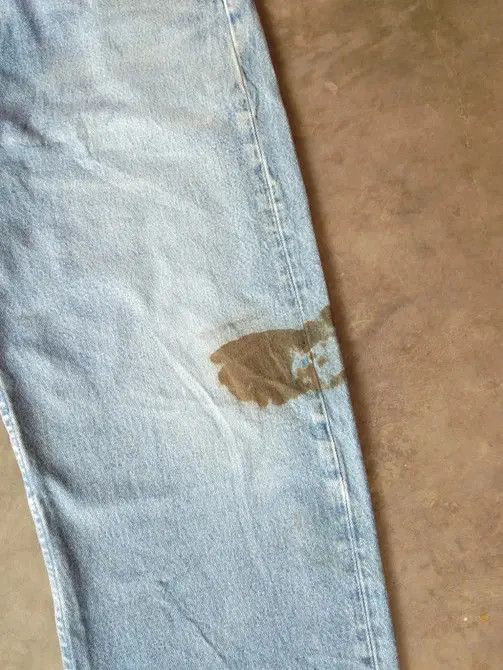 Levi's 90s Vintage Levi's 501 Made In USA Dirty Distressed Jeans Size US 34 / EU 50 - 9 Thumbnail
