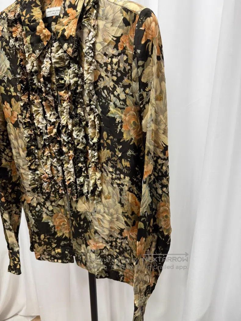 Dries Van Noten DRIES VAN NOTEN Flower stamen fringe palace shirt Size US S / EU 44-46 / 1 - 2 Thumbnail