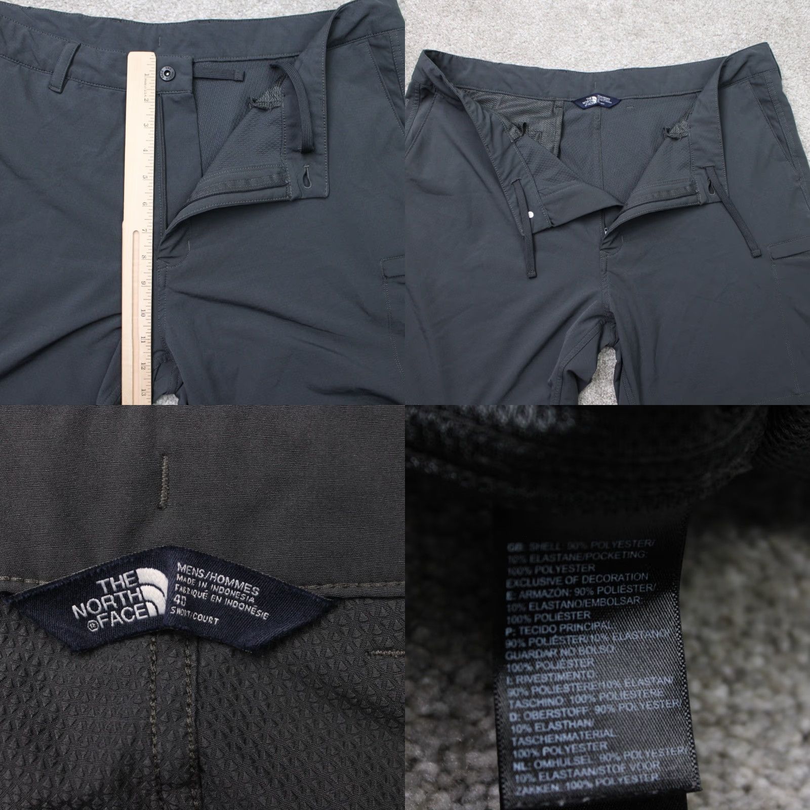 The North Face The North Face Shorts Mens 40 Gray Rolling Sun Packable Performance Hybrid FlashDry Bermuda Casual | Travel | Workwear Mens 40 Gray The North Face Size US 40 / EU 56 - 8 Thumbnail