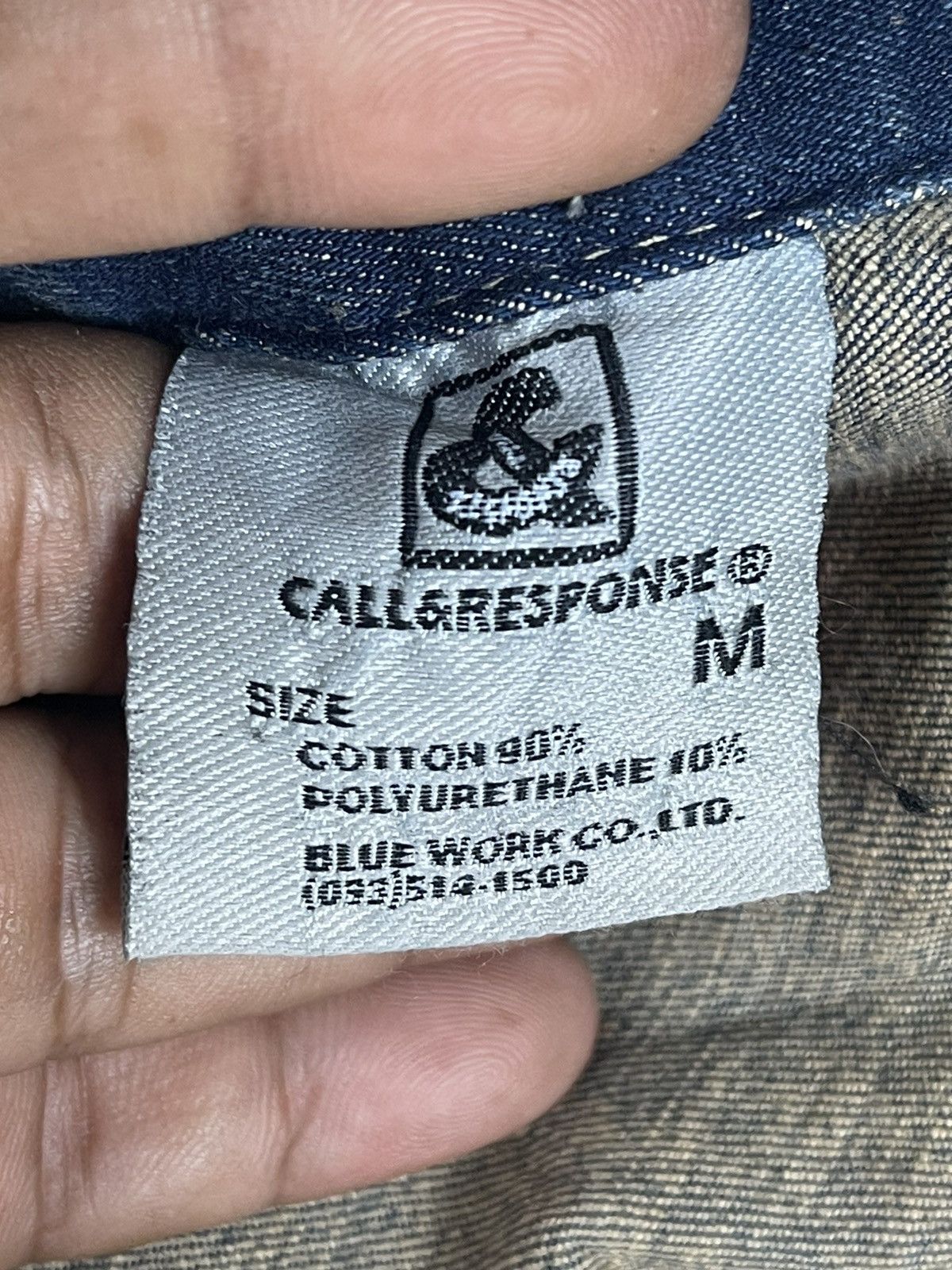 Japanese Brand CALL&RESPONSE DENIM JACKET Size US M / EU 48-50 / 2 - 13 Thumbnail