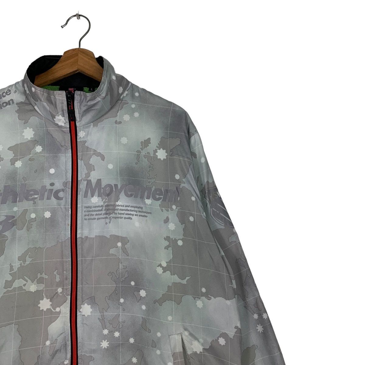 Japanese Brand K.SWISS Athletic Movement Big Logo Camo Light Jacket 0114-C6 Size US L / EU 52-54 / 3 - 6 Thumbnail
