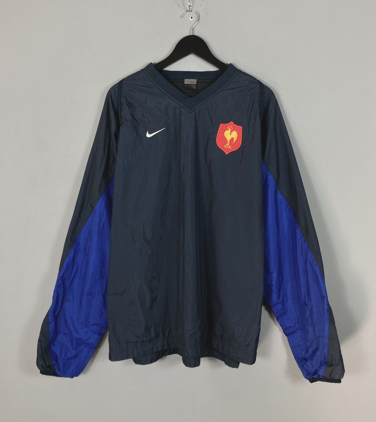 Nike 2000s Nike France National Team Pullover Anorak Jacket Size US XL / EU 56 / 4 - 1 Thumbnail