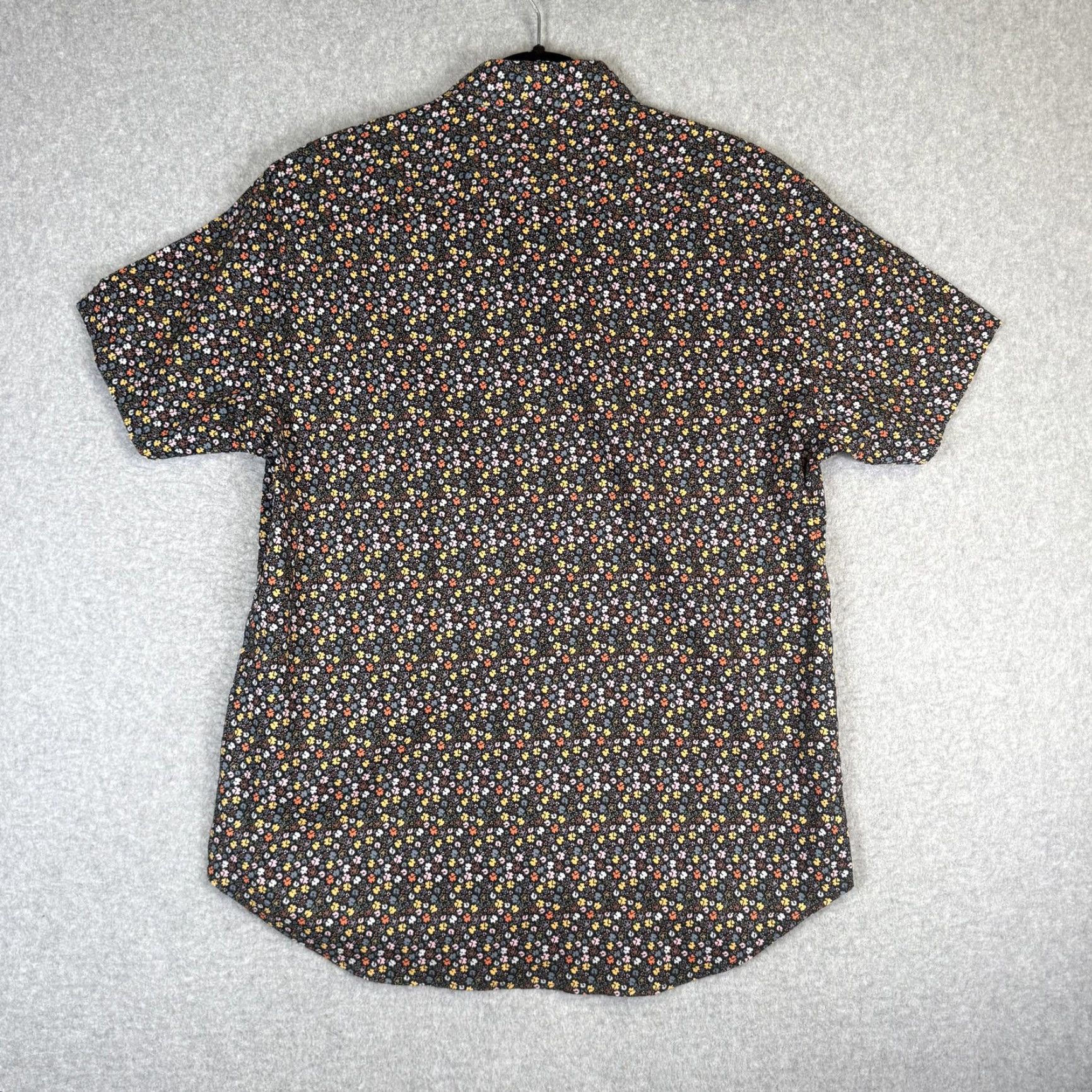Bonobos Bonobos Shirt Men M Short Sleeve Button Up Riviera Black Floral Standard Fit Black Bonobos Mens M Shirt Size US M / EU 48-50 / 2 - 6 Thumbnail