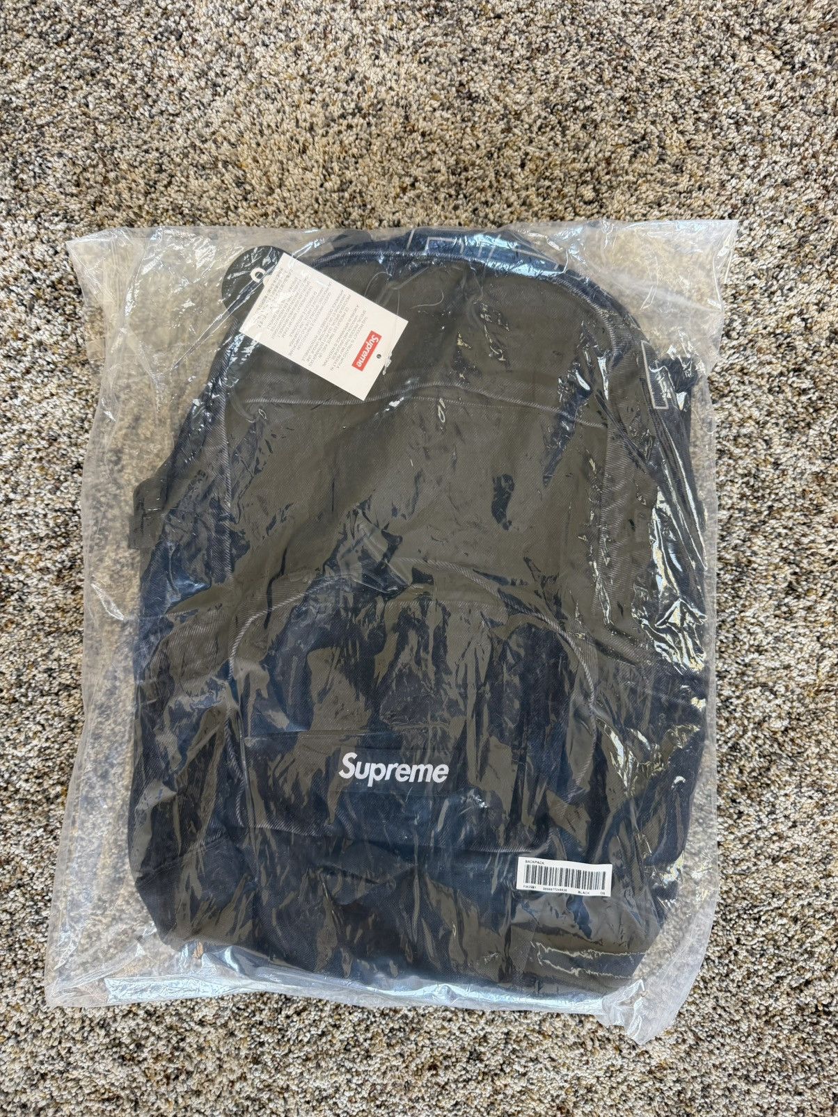 Supreme Supreme Denim Backpack (Black) Size ONE SIZE - 11 Thumbnail