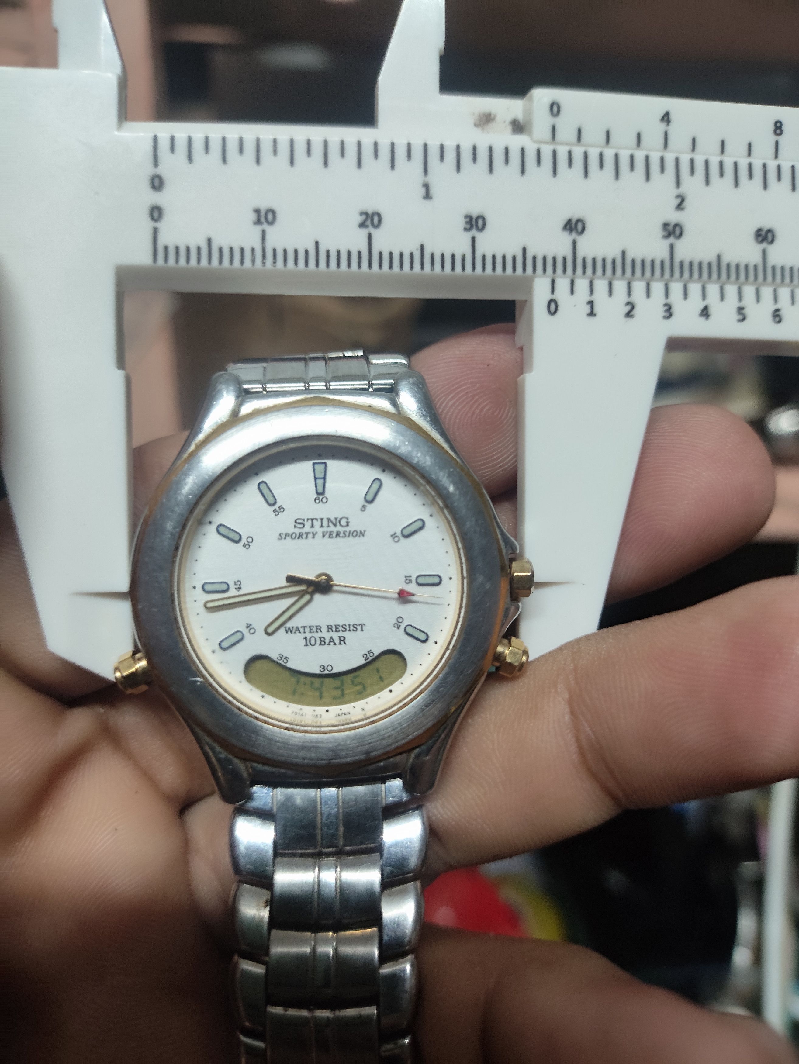 Casio × Japanese Brand × Vintage Casio Analog digital Vintage Rare JAPAN MADE 1980' FUNCTION Size ONE SIZE - 5 Thumbnail