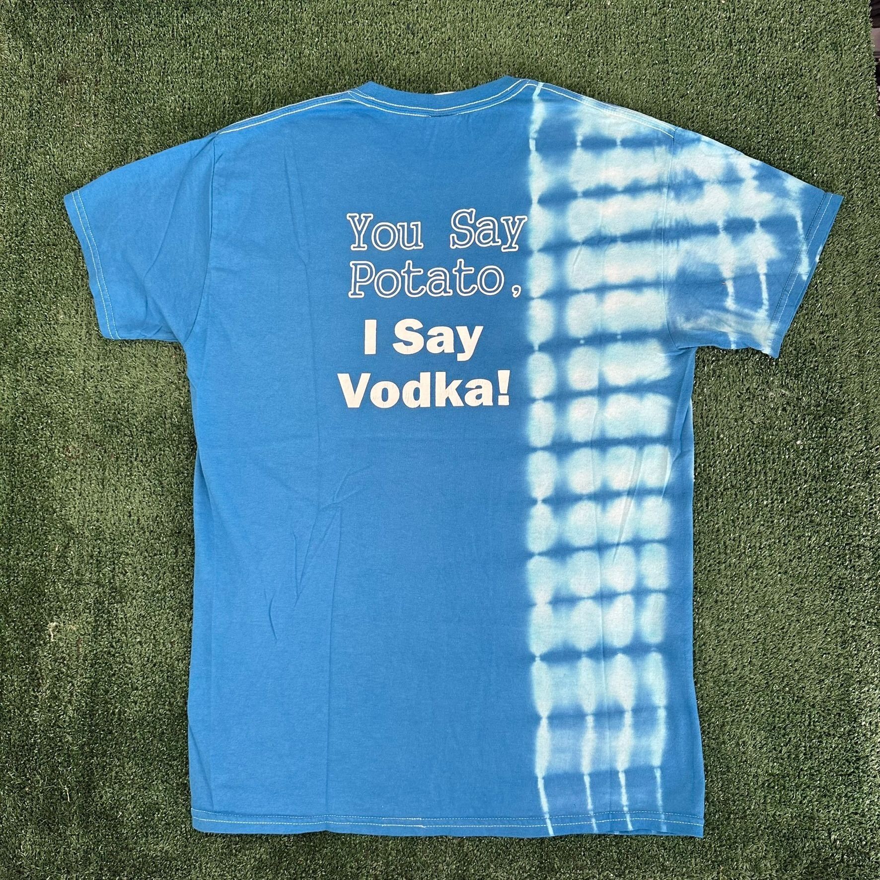 Gildan Vintage Y2K Funny Vodak Tee Drunk Humor Slogan Party Tee Size US M / EU 48-50 / 2 - 1 Thumbnail