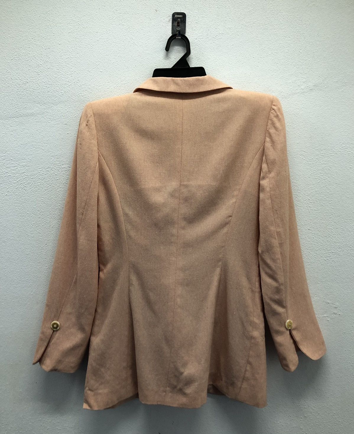 Christian Dior Monsieur × Vintage Vintage Mademoiselle Dior Pink Blend Double-Breasted Blazer Size M / US 6-8 / IT 42-44 - 2 Thumbnail