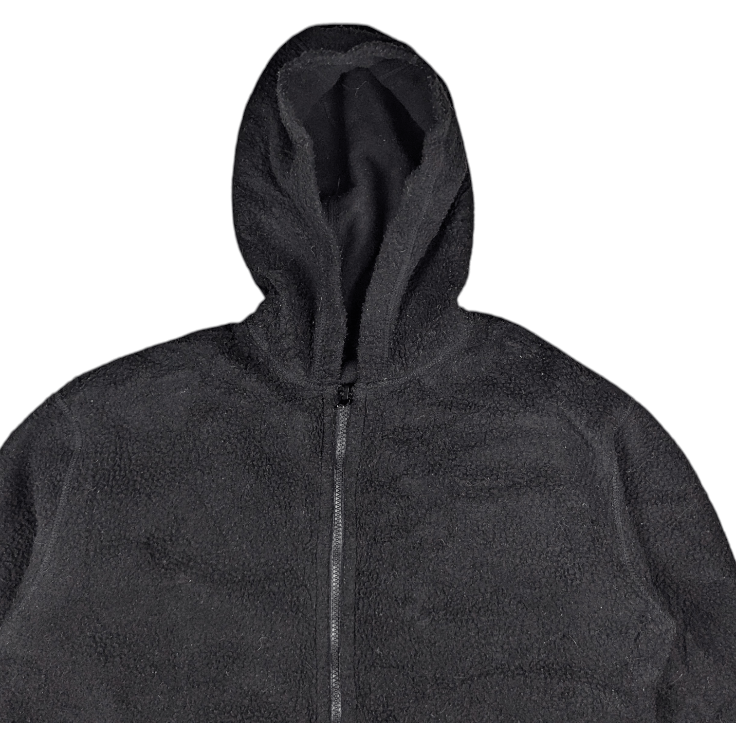 Uniqlo Vintage 90's UNIQLO Zipper Up Reversible Fleece Hoodie Size US L / EU 52-54 / 3 - 5 Thumbnail