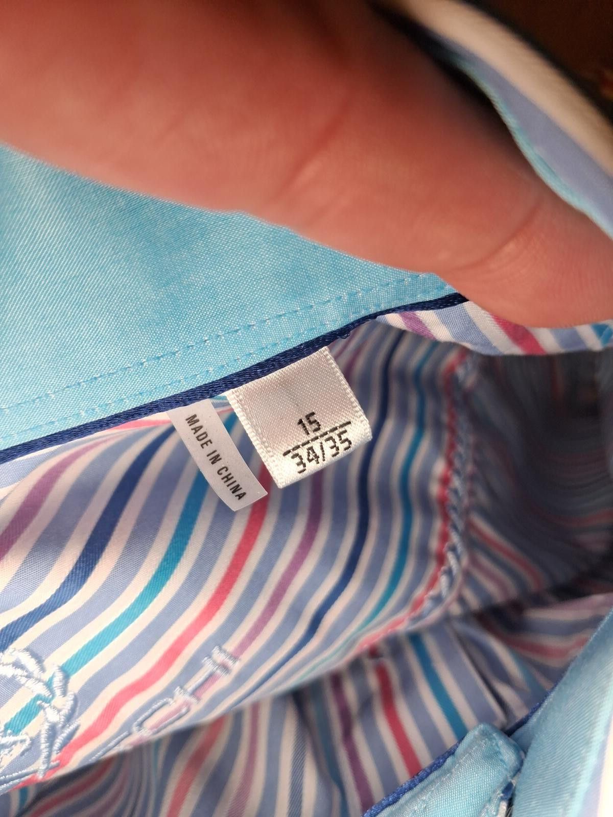 BUGATCHI NEW Bugatchi Uomo Dress Shirt 15-34/35 Small Multicolor Size US S / EU 44-46 / 1 - 4 Thumbnail