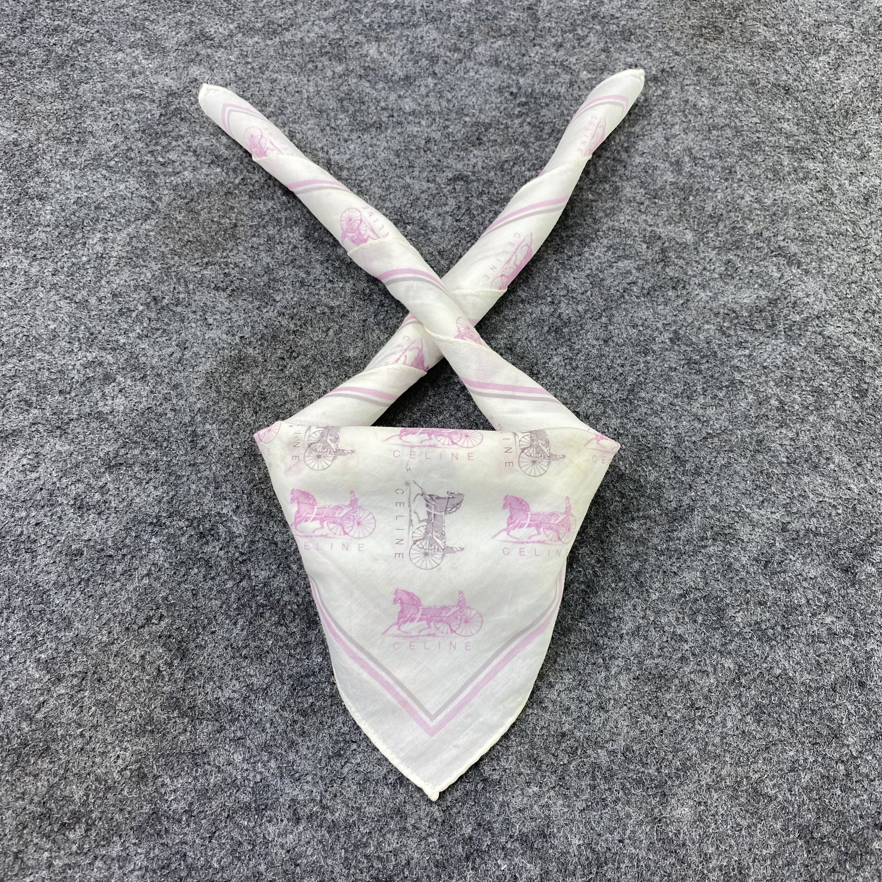 Celine CelineHandkerchief Neckerchief Bandana-B1812 Size ONE SIZE - 2 Thumbnail