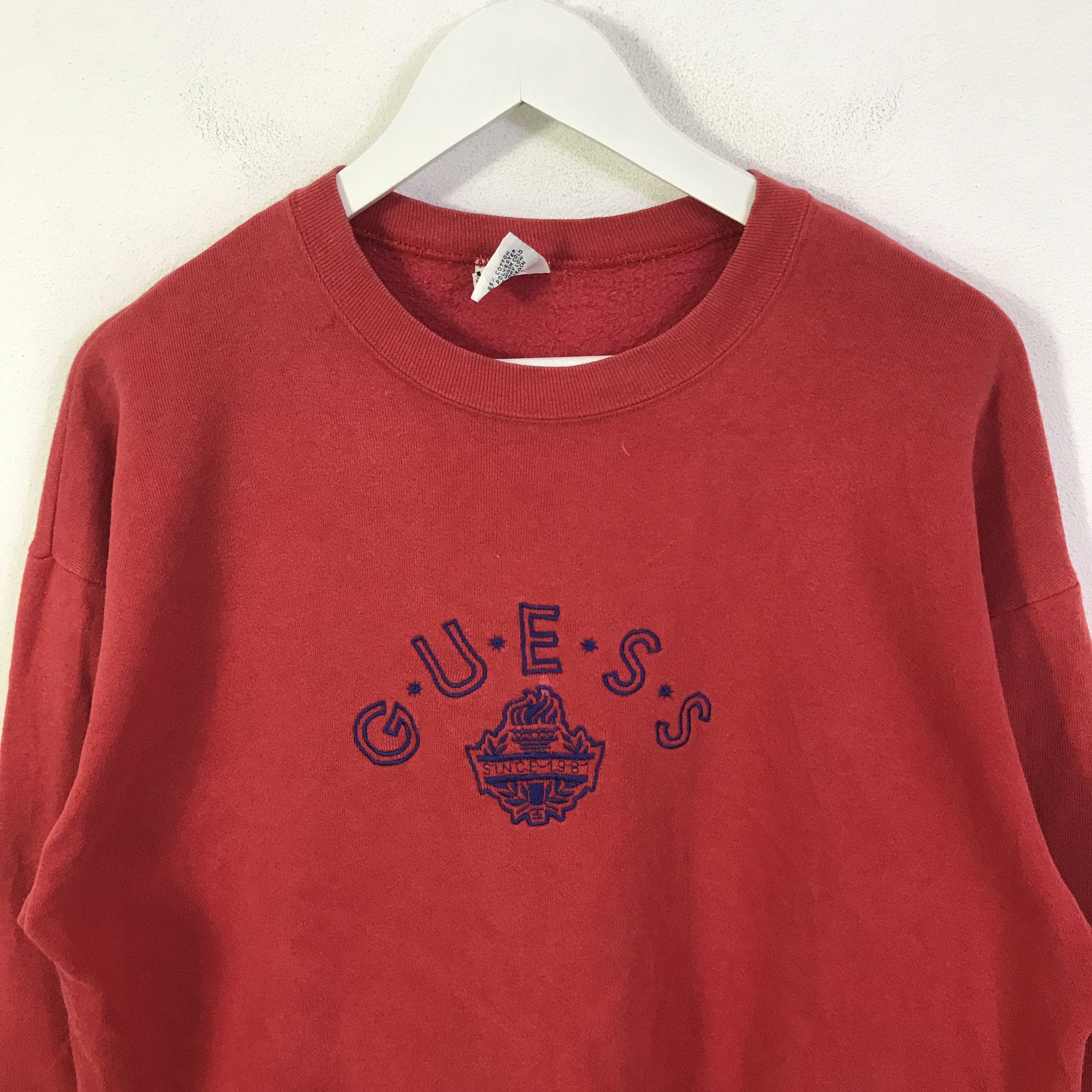 Guess Vintage 90s Guess Logo Sweatshirt K127B7 Size US L / EU 52-54 / 3 - 2 Thumbnail