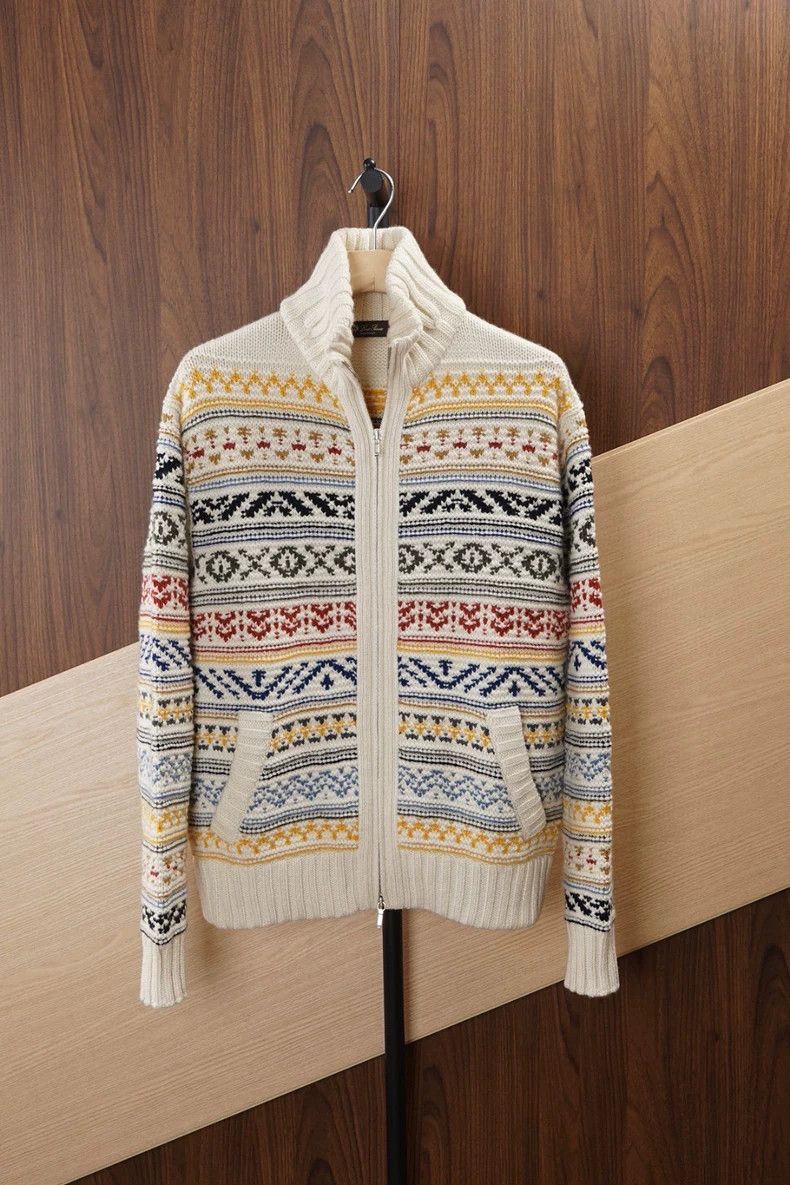 Ermenegildo Zegna Loro Piana Woolen Zip-up Cardigan -dmc Size US M / EU 48-50 / 2 - 1 Thumbnail