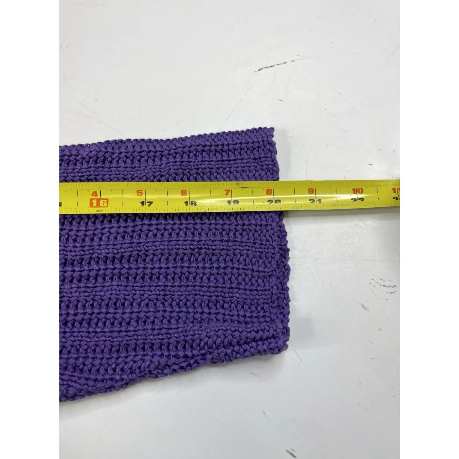 Vintage VINTAGE Gudrun Sjoden Womens Sweater Knit Cotton Pullover Crochet 3/4 Sleeve Purple S Womens Size S / US 4 / IT 40 - 4 Thumbnail