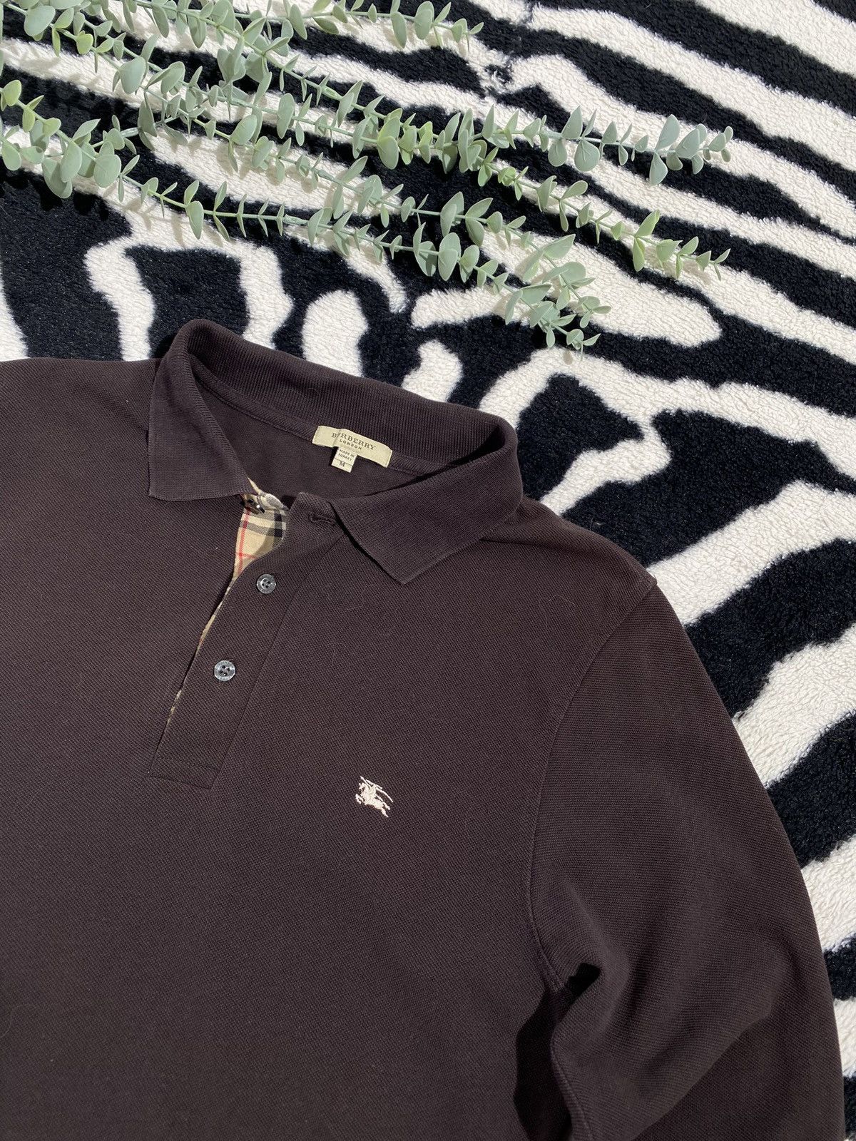 Burberry × Vintage Vintage Burberry long sleeve brown Size US M / EU 48-50 / 2 - 4 Thumbnail