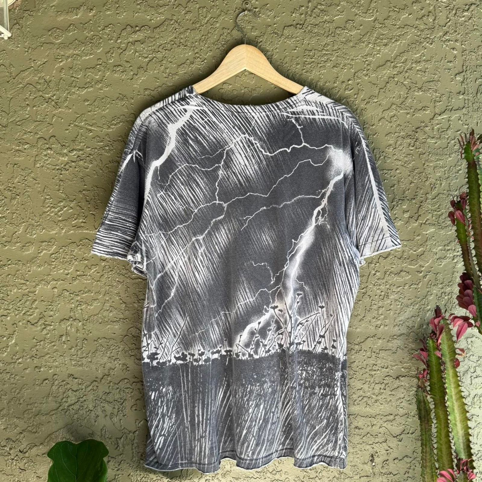 Affliction Affliction Y2K Angel Lightning AOP Men's XL Shirt Emo Size US XL / EU 56 / 4 - 3 Thumbnail
