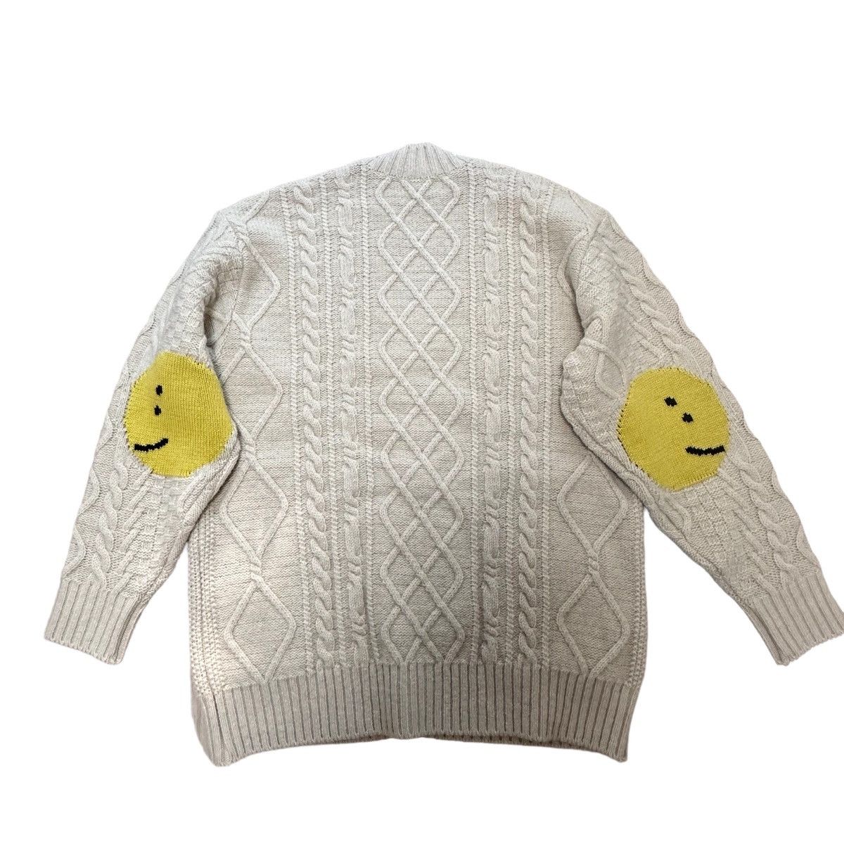 Kapital KAPITAL 5G Wool Cable Knit HAPPY Patch Cardigan Size US S / EU 44-46 / 1 - 2 Thumbnail