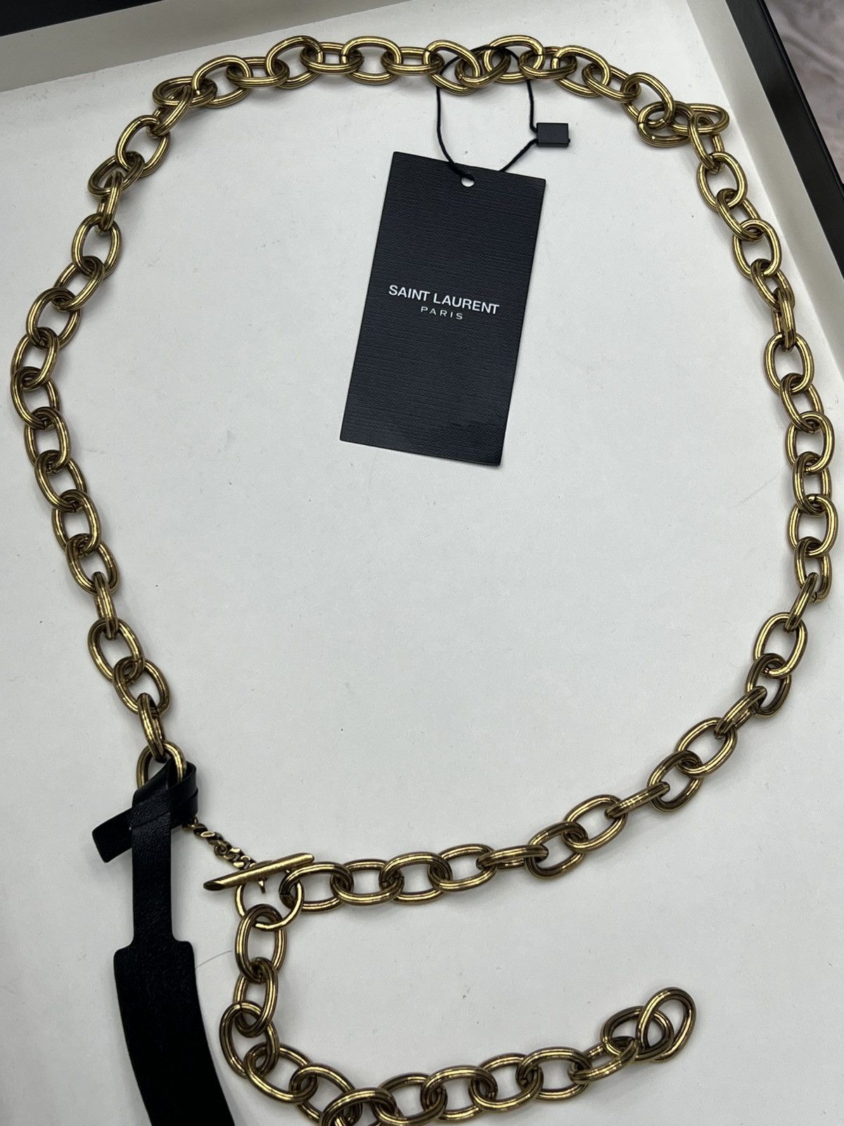 Saint Laurent Paris Saint Laurent Metal Chain Belt Size ONE SIZE - 1 Thumbnail