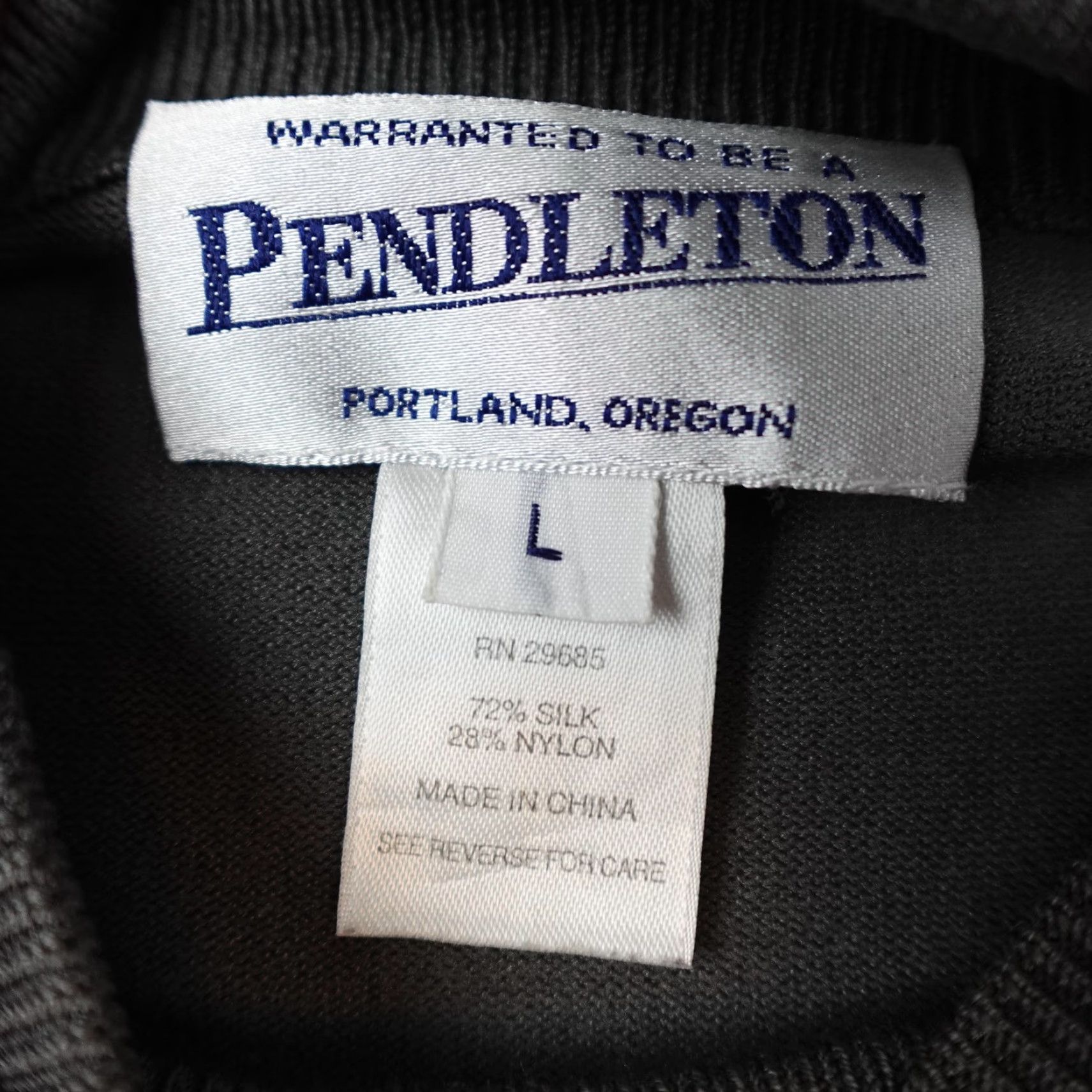 Pendleton Pendleton Sweater Womens Large Long Sleeve Mock Neck Silk Blend Lightweight Knit Size L / US 10 / IT 46 - 5 Thumbnail
