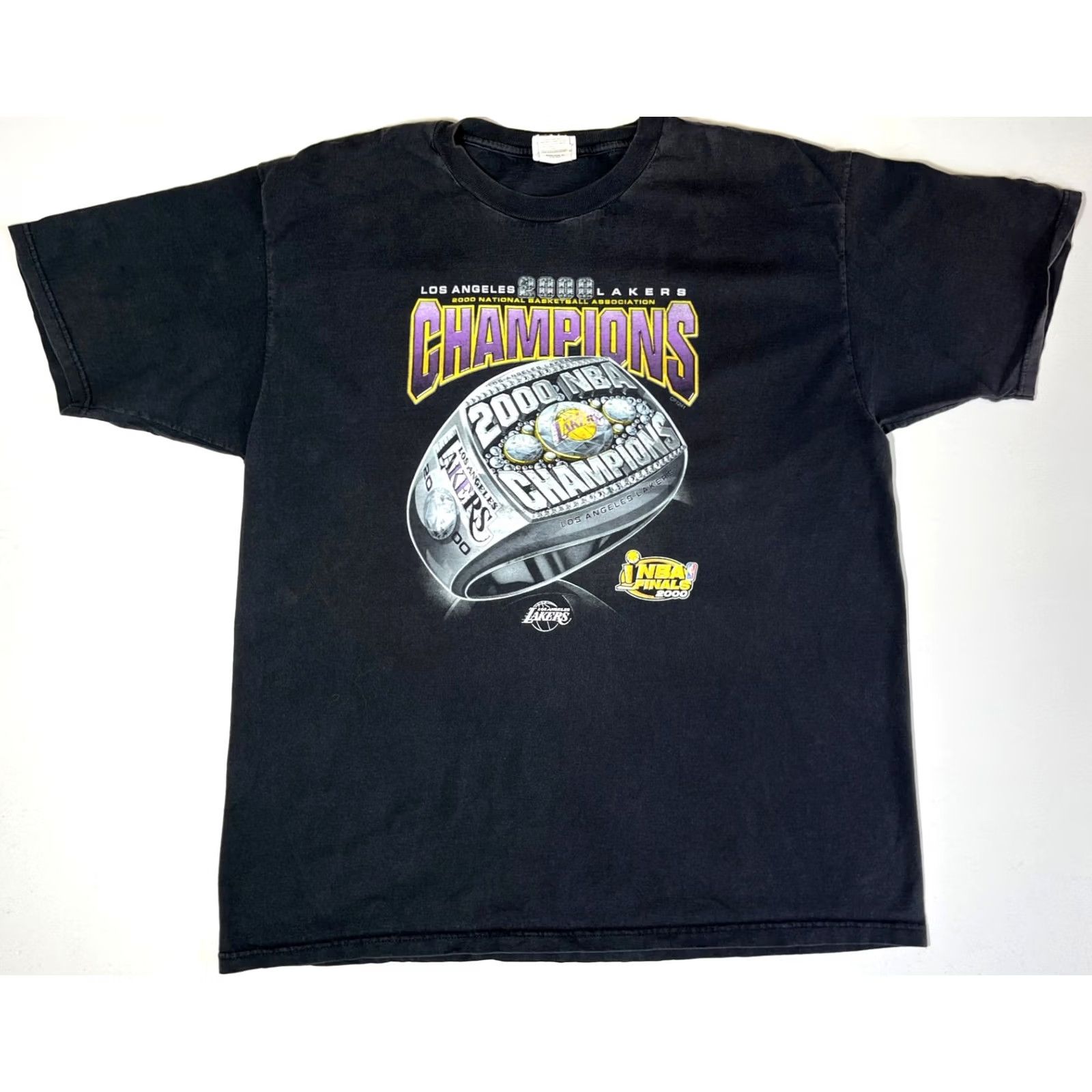 Champion Men's Vintage Champion LA Lakers 2000 NBA Champions T-Shirt Sz XL Size US XL / EU 56 / 4 - 3 Thumbnail