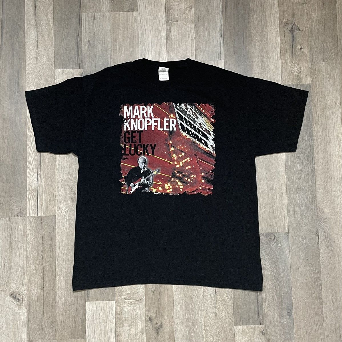 Band Tees Mark Knopfler Get Lucky European Tour 2010 Size US XL / EU 56 / 4 - 2 Thumbnail