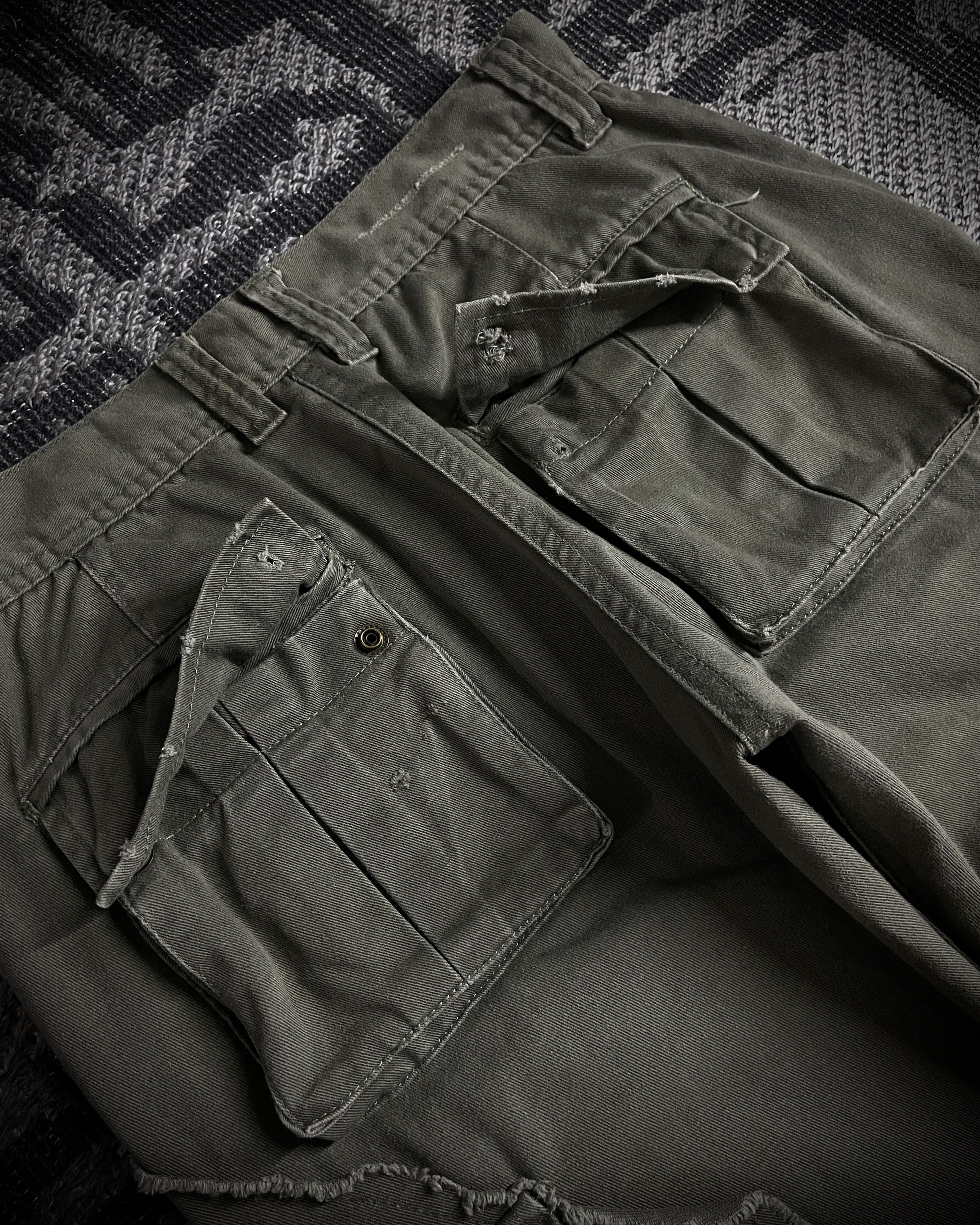 Japanese Brand Philodox Tactical Distressed Boot Cut Pants Size US 29 - 9 Thumbnail