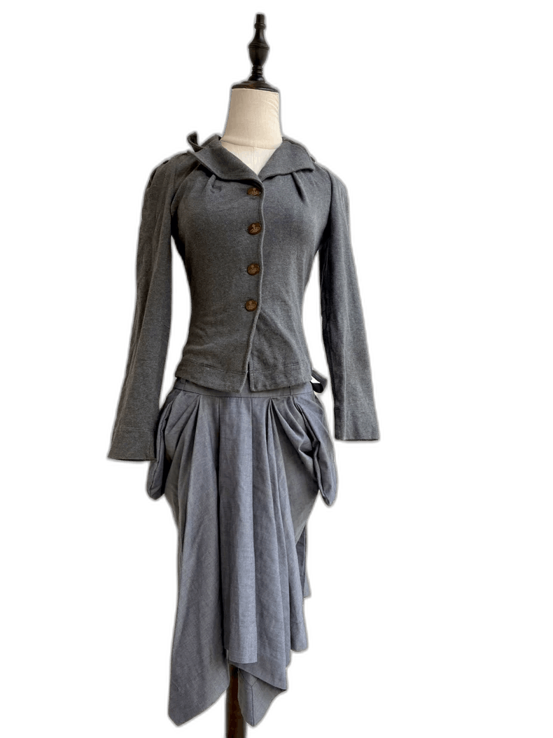 Vivienne Westwood Vivienne Westwood Gray Top Coat XS - dmc Size XS / US 0-2 / IT 36-38 - 1 Thumbnail