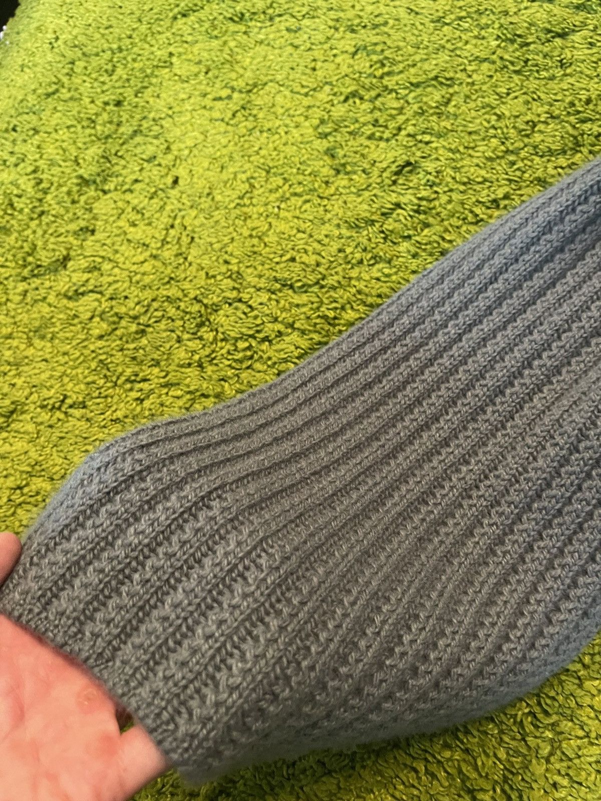Designer × Gucci Gucci cashmere mohair blend ribbed scarf Size ONE SIZE - 6 Thumbnail