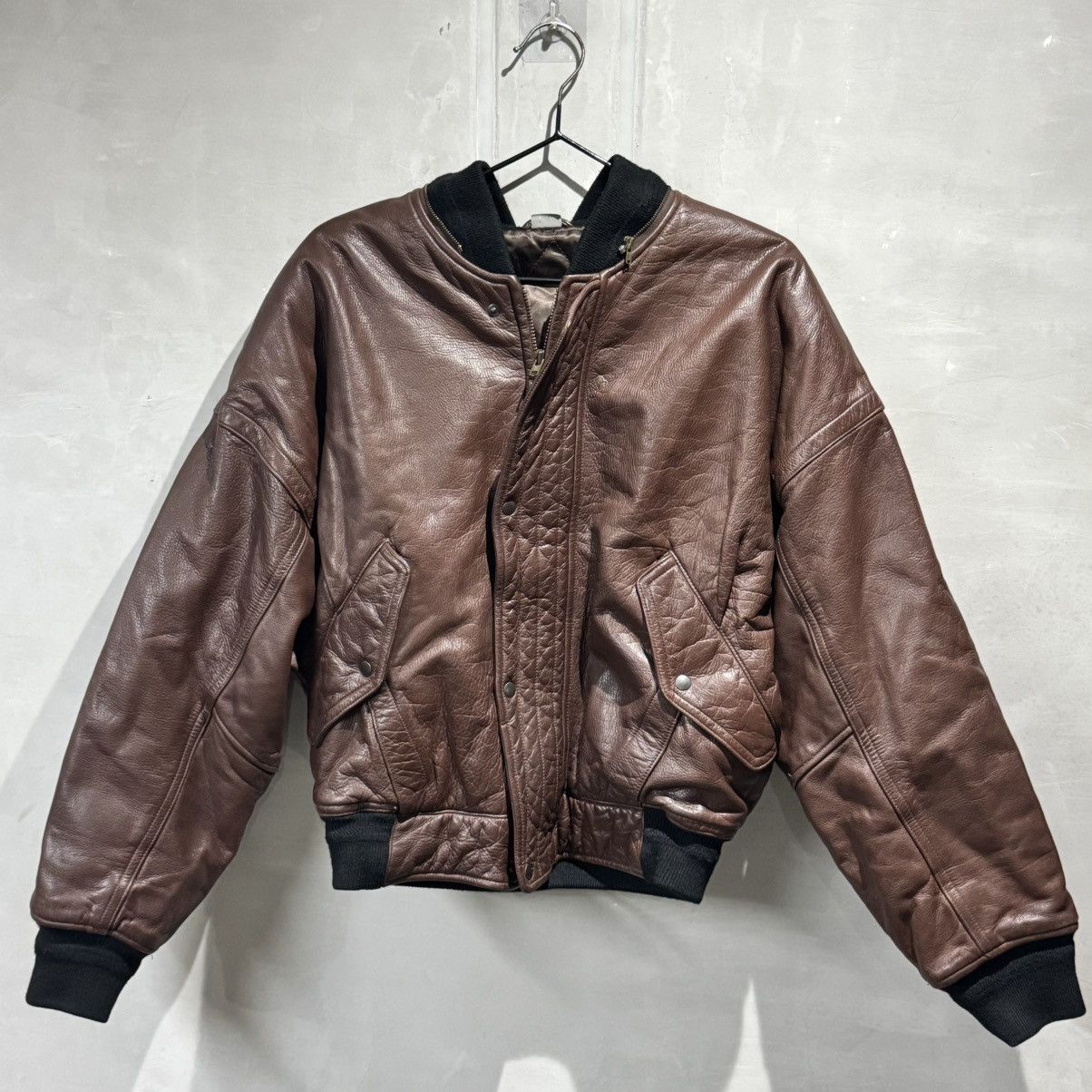 Issey Miyake vintage leather bomber jacket issey miyake durban intermezzo Size US M / EU 48-50 / 2 - 5 Thumbnail