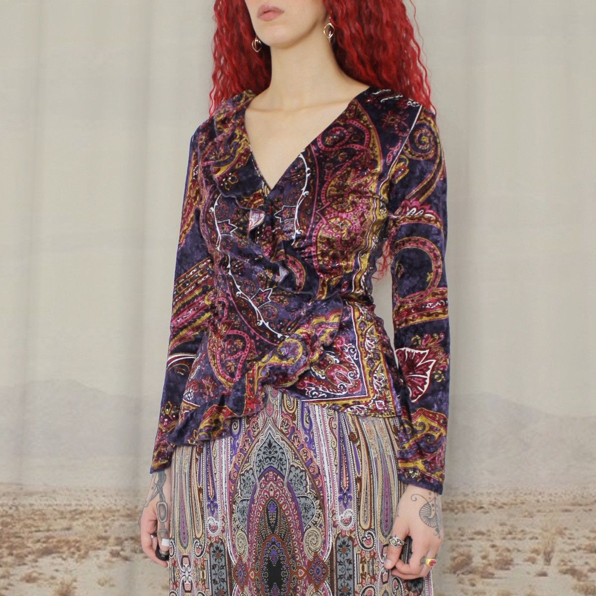 Other 🐍TINTORETTO PURPLE TOP🐍 Size M / US 6-8 / IT 42-44 - 2 Thumbnail