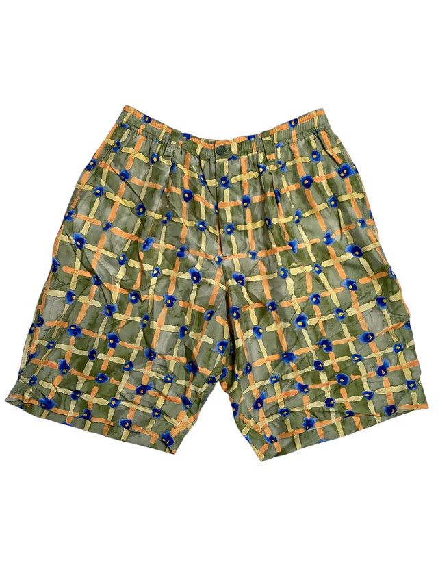 Marni o1w1db10125 Classic Fit Silk Shorts in Multicolor Size US 40 / EU 56 - 1 Thumbnail