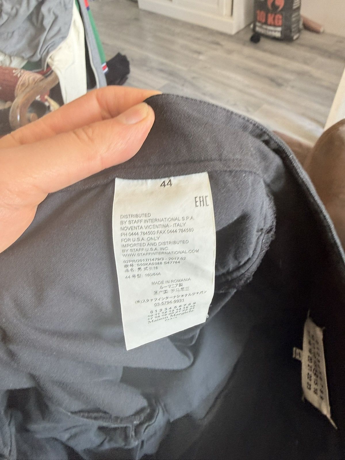 Maison Margiela Minimal Black Tailored Trousers with Drawstring Waist Size US 30 / EU 46 - 10 Thumbnail