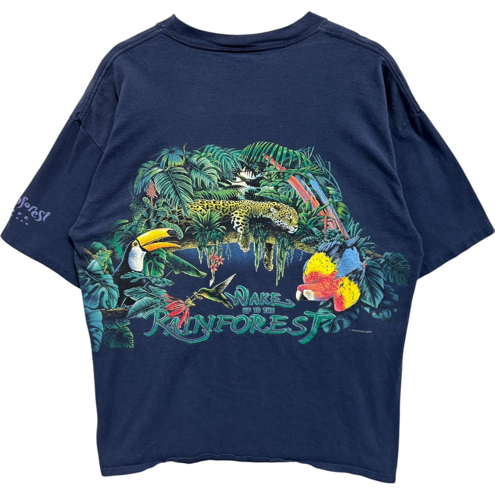 Vintage Vintage Wake Up To The Rainforest Tee XXL Size US XXL / EU 58 / 5 - 5 Thumbnail