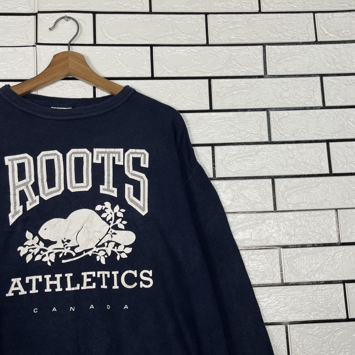 Roots Vintage Roots Athletic Canada Big Logo Sweatshirt Size US M / EU 48-50 / 2 - 5 Thumbnail