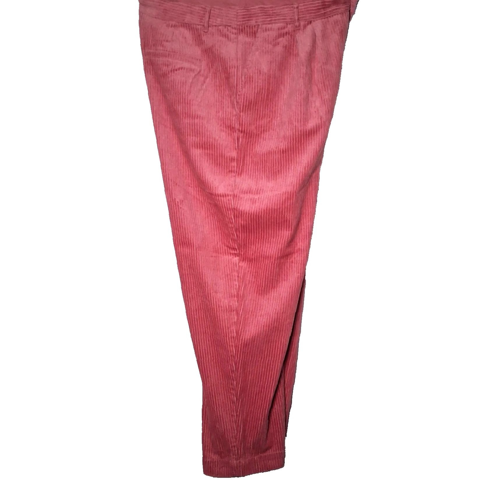 Rowing Blazers Rowing Blazers Corduroy Pants Women 14 Pink Rose Wide Wale NEW Size 36" / US 14 / IT 50 - 3 Thumbnail