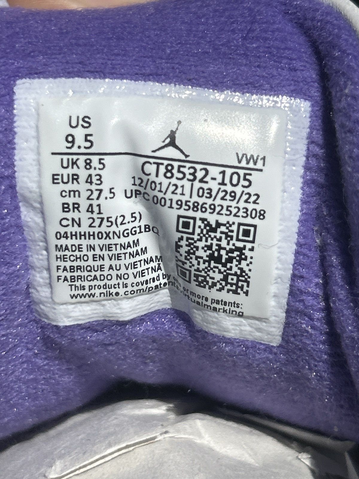 Nike Air Jordan 3 Retro “Dark Iris” Size US 9.5 / EU 42-43 - 6 Thumbnail