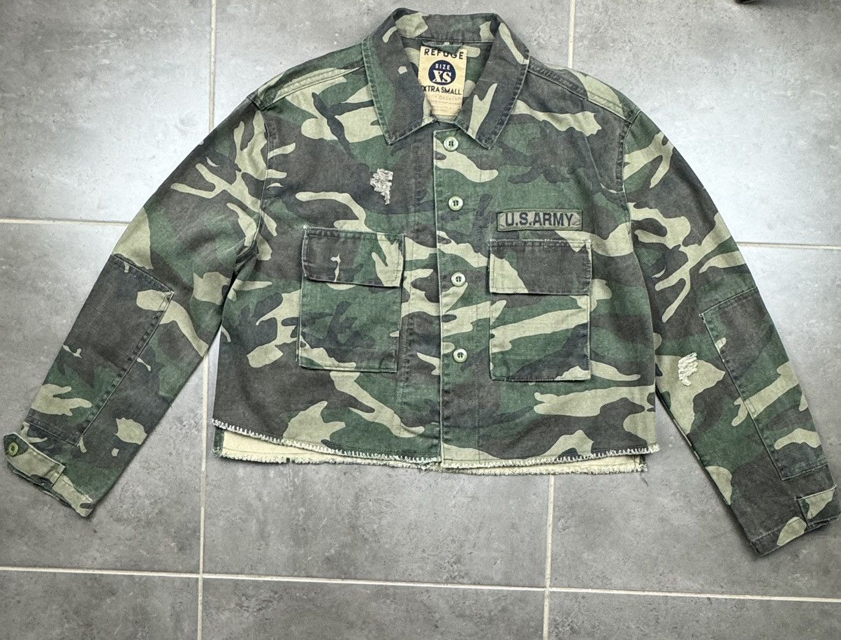 Vintage Refuge. XS size women’s military jumper (jacket) Size XS / US 0-2 / IT 36-38 - 1 Thumbnail