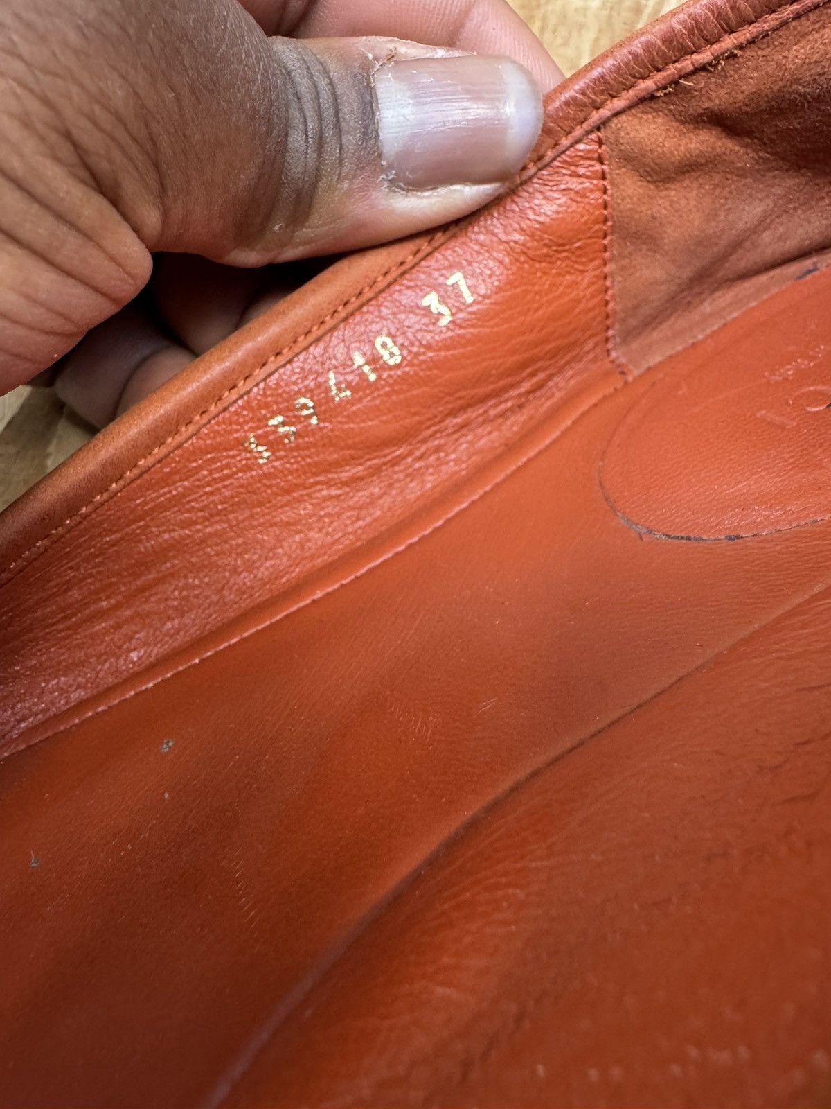 Gucci Gucci Orange women’s leather ballet flats EUR 37 US 7 Size US 7 / IT 37 - 18 Thumbnail