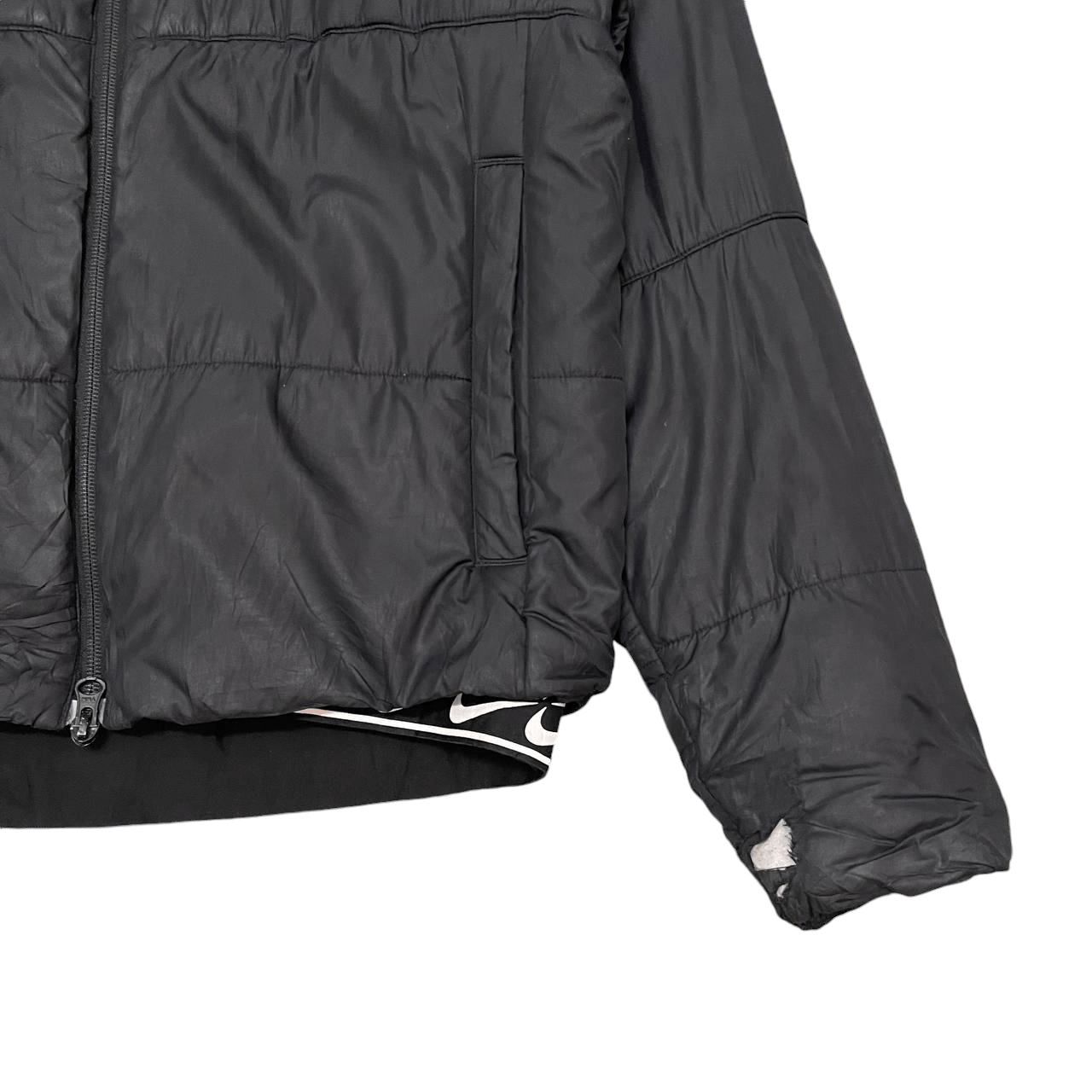 Nike Nike Puffer Hooded Jacket Black Size US S / EU 44-46 / 1 - 4 Thumbnail
