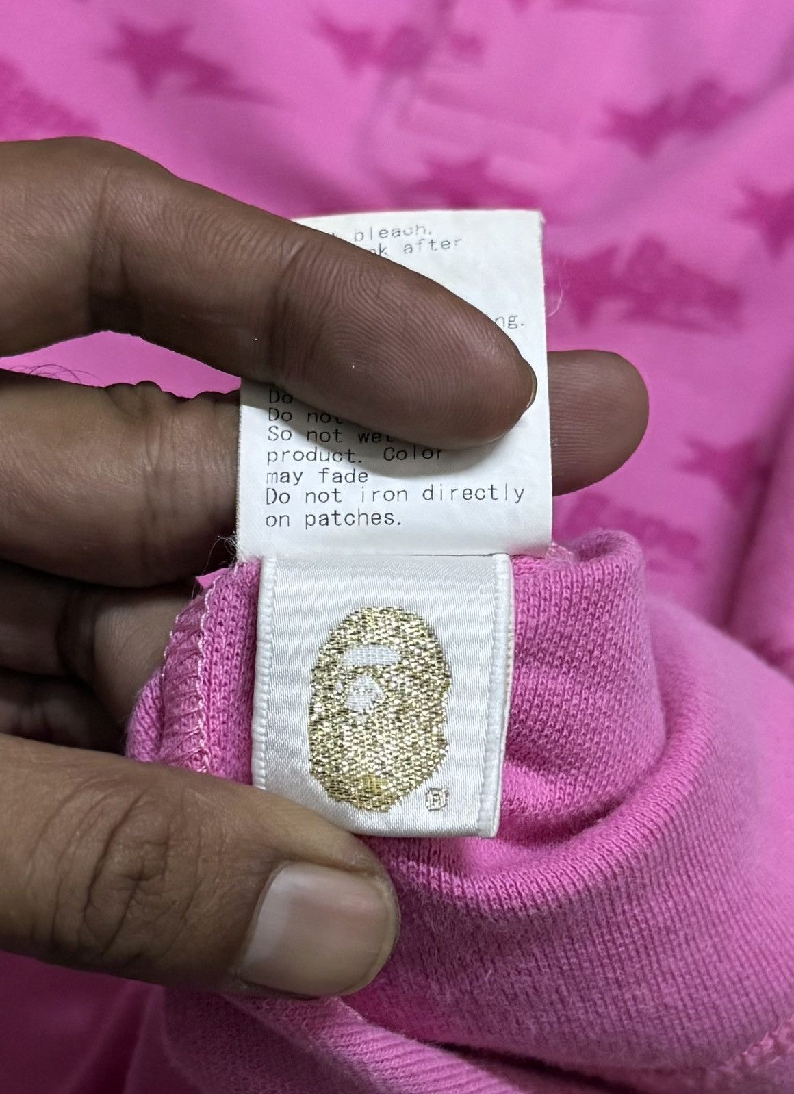 Bape Bape Polo Shirt Bapesta Logo pink Size US M / EU 48-50 / 2 - 15 Thumbnail