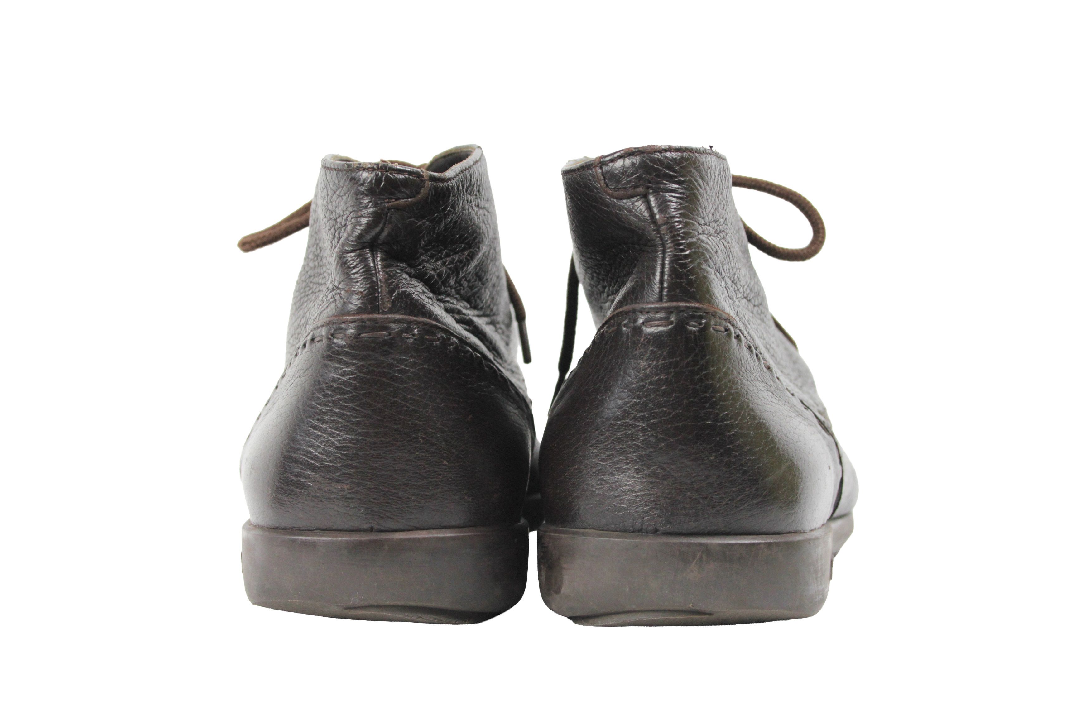 Ermenegildo Zegna Leather Chukka Boots Size US 10.5 / EU 43-44 - 11 Thumbnail